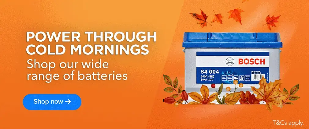 Power through cold mornings - shop our wide range of batteries