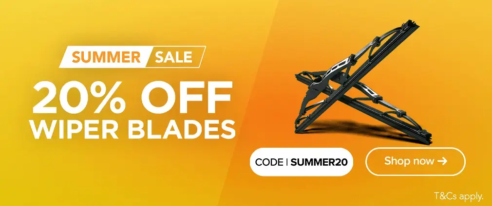 Summer Savings 20% off Wiper Blades - Apply code at checkout