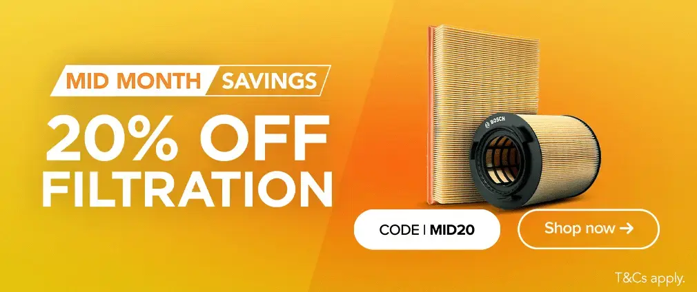 Mid year savings on Filtration with code MID20  