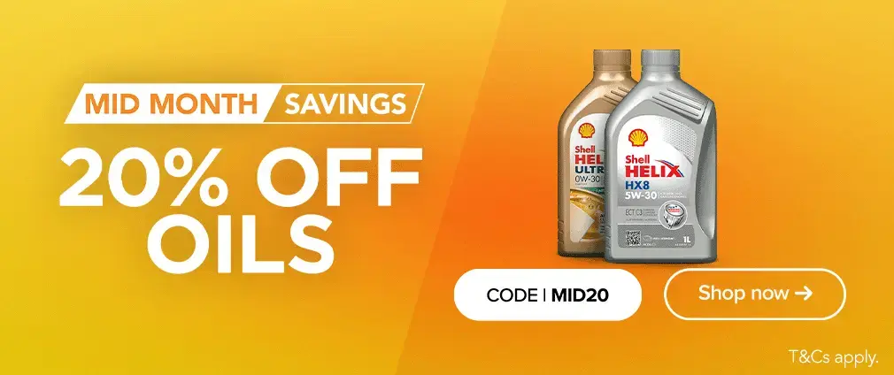 Mid year savings on Oil with code MID20  