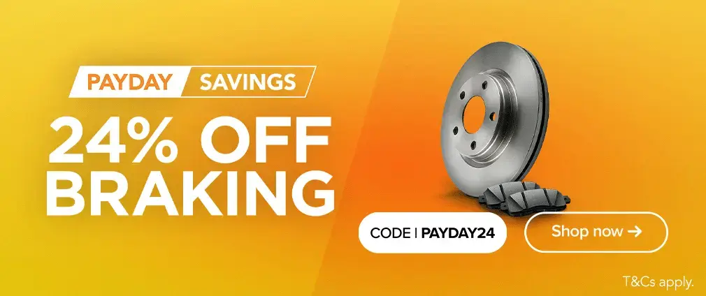 Payday savings 24% off Braking - Apply code at checkout