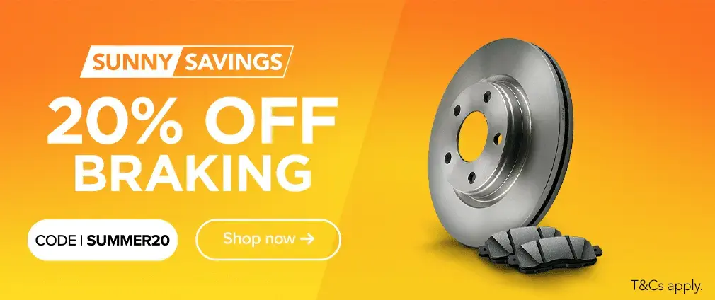 Summer Savings 20% off Braking - Apply code at checkout