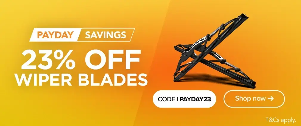 Payday Savings 23% off Wipers - Apply code at checkout