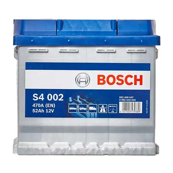 Bosch Car Battery 012 4 Year Guarantee