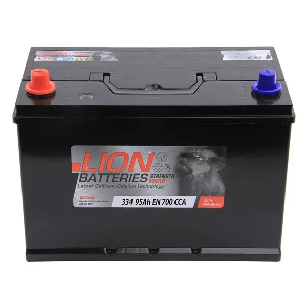 Lion 334 Car Battery - 3 Year Guarantee