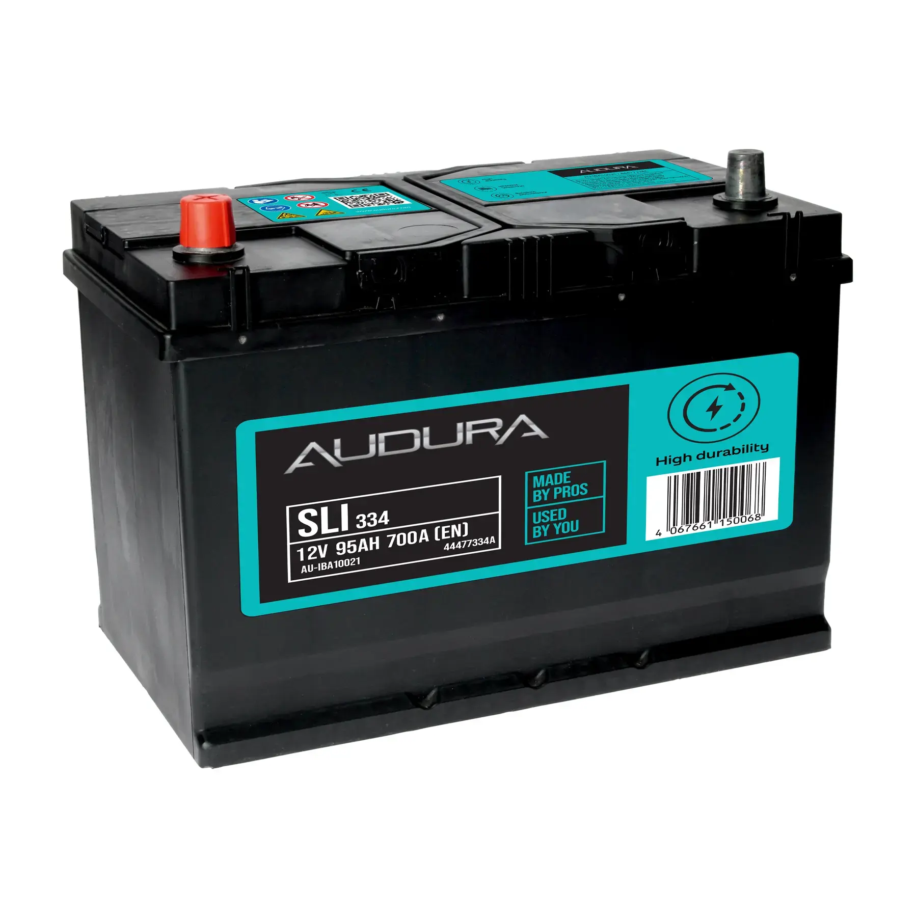 Audura 334 Car Battery - 3 Year Guarantee