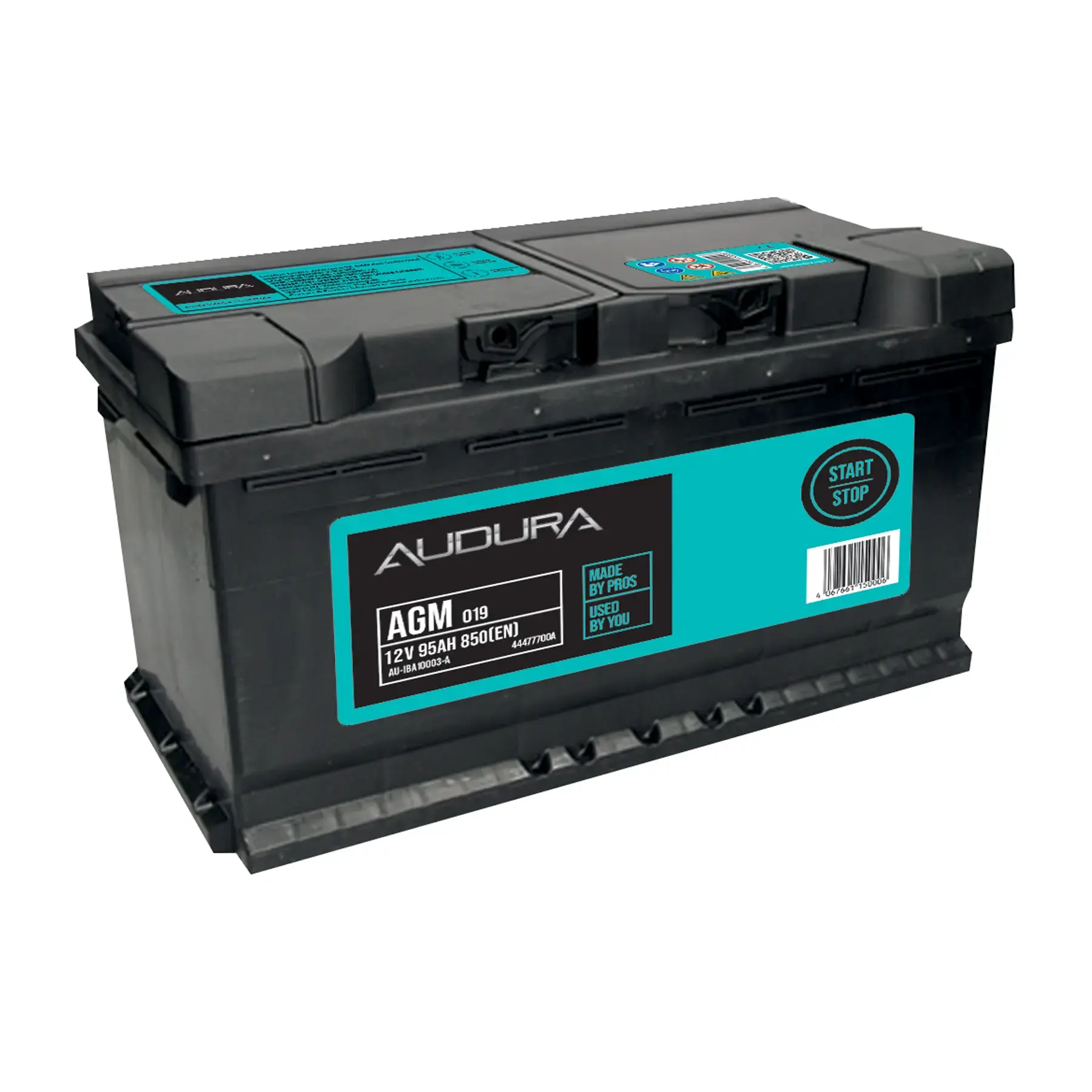 Audura 019 AGM Stop/Start Battery - 3 Year Guarantee