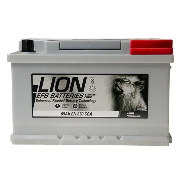 Lion EFB Stop/Start 100 65AH 650CCA Battery - 3 year Guarantee