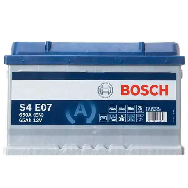 Bosch S4E07 EFB Stop/Start 100 65AH 650CCA Car Battery - 3 year Guarantee