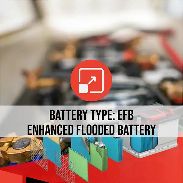 Lion EFB Stop/Start 027 60AH 560CCA Car Battery - 3 year Guarantee