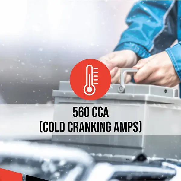 Lion EFB Stop/Start 027 60AH 560CCA Car Battery - 3 year Guarantee