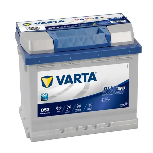 Varta EFB Stop/Start 027 60AH 640CCA Car Battery - 3 Year Guarantee