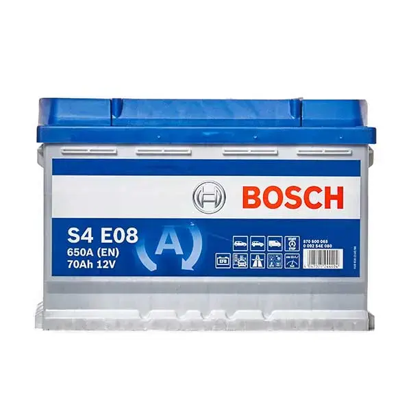 Bosch S4E08 EFB Stop/Start 096 70AH 760CCA Car Battery - 3 year Guarantee