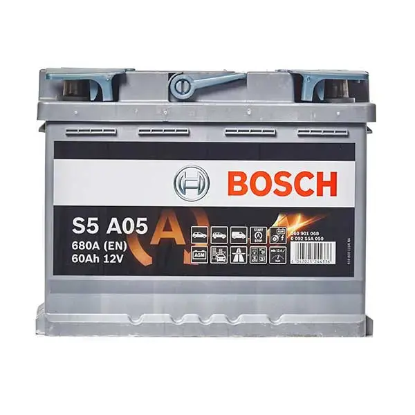 Bosch S5A05 AGM Stop/Start 027 60AH 680 CCA Car Battery - 3 Year Guarantee