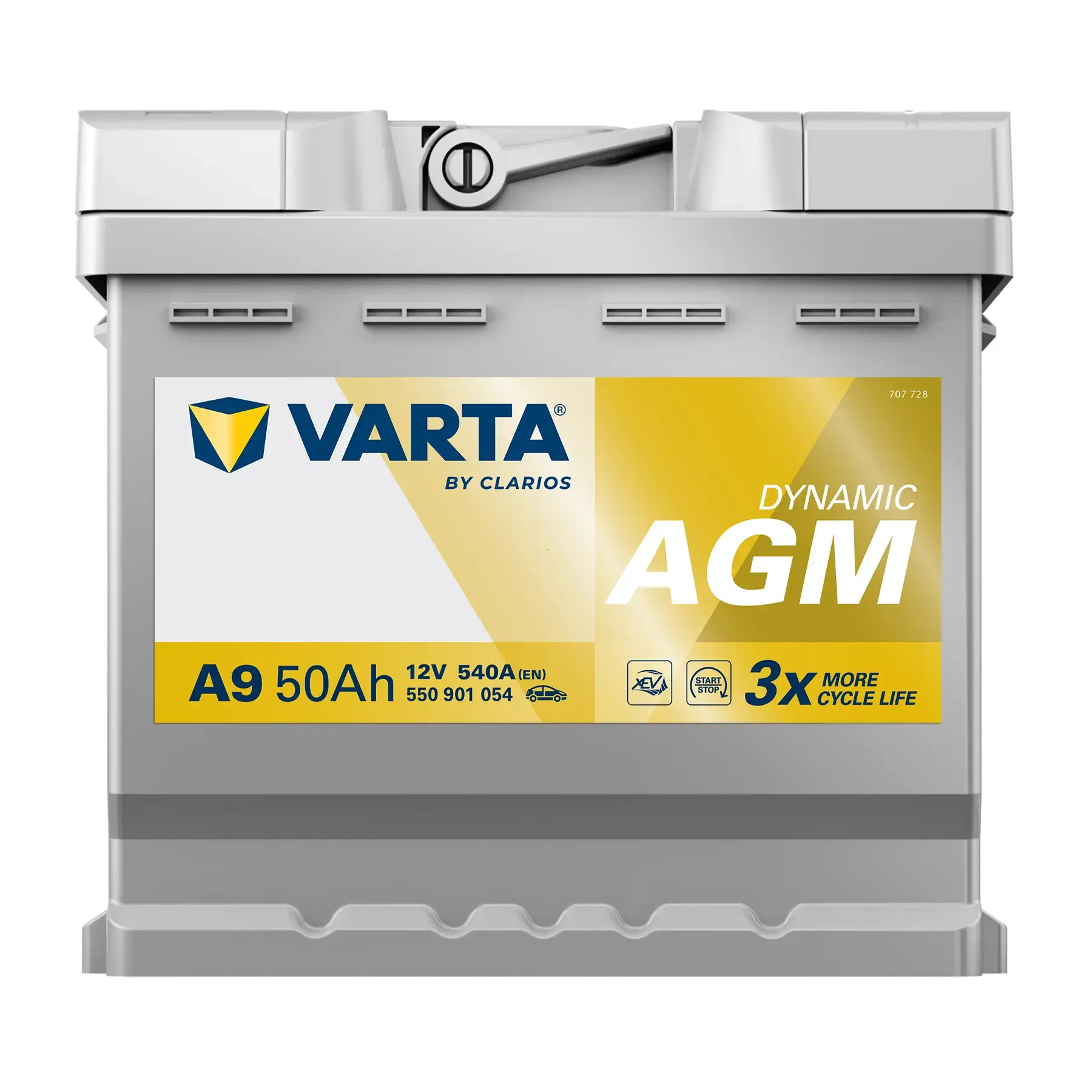Varta AGM Stop/Start 012 50AH 540CCA Battery