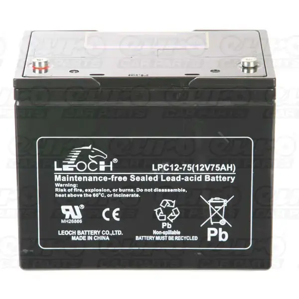 Leoch VRLA Sealed Battery - 12V 85Ah