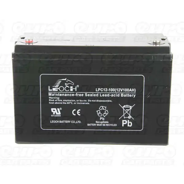 Leoch VRLA Sealed Battery - 12V 100Ah