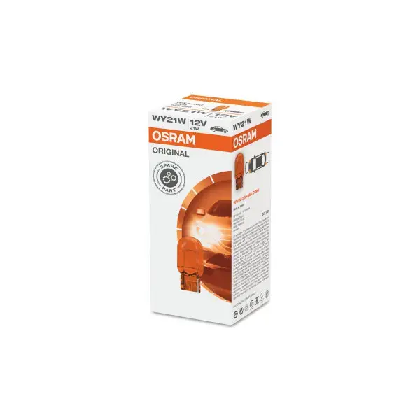 Osram 582A 12V 21W Amber Capless - Single Bulb
