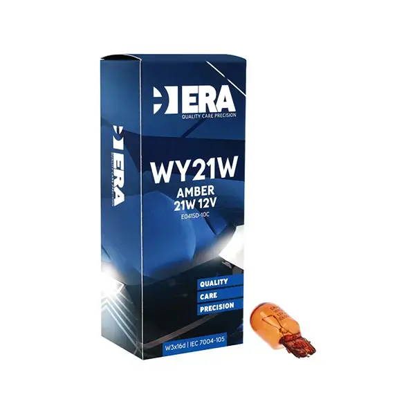 ERA WY21W 582A 12V 21W AMBER - SINGLE BULB