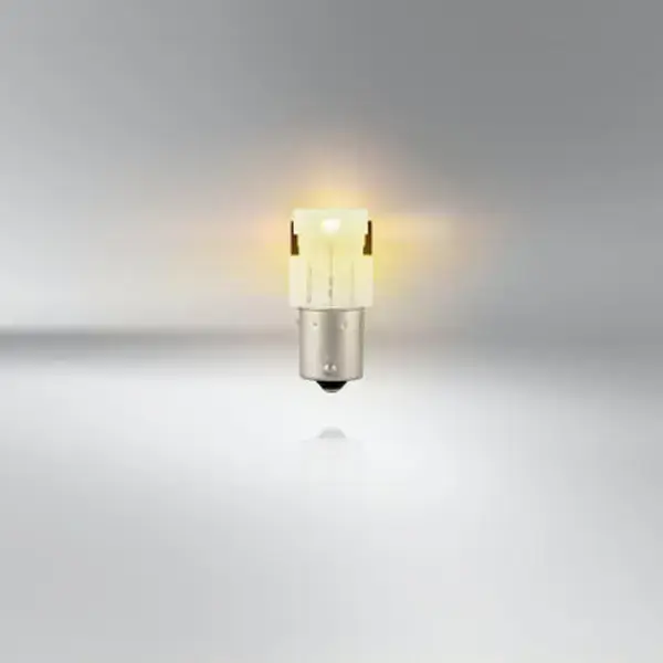Osram 382A LED 12V P21W Amber Bulb - Twin Pack
