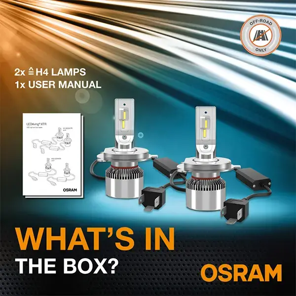 Osram LEDriving® XTR H4 Cool White 6000K 12V Kit