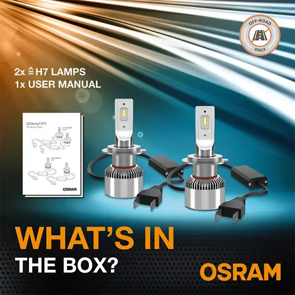 Osram LEDriving® XTR H7 Cool White 6000K 12V Kit