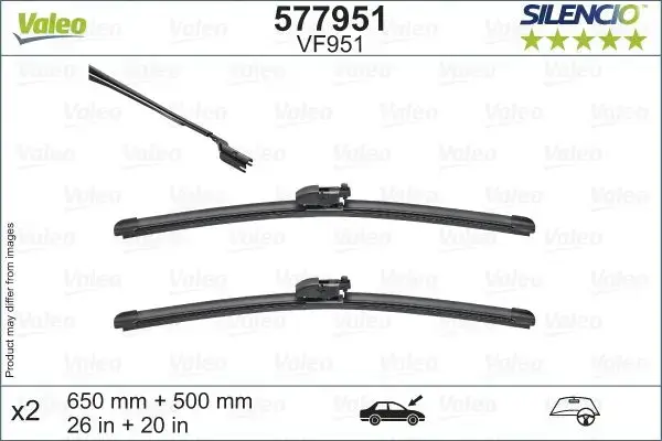 Valeo Universal Flat Wiper Blade