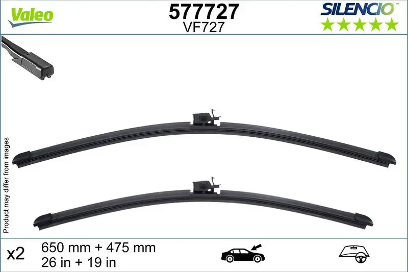 Valeo Universal Flat Wiper Blade