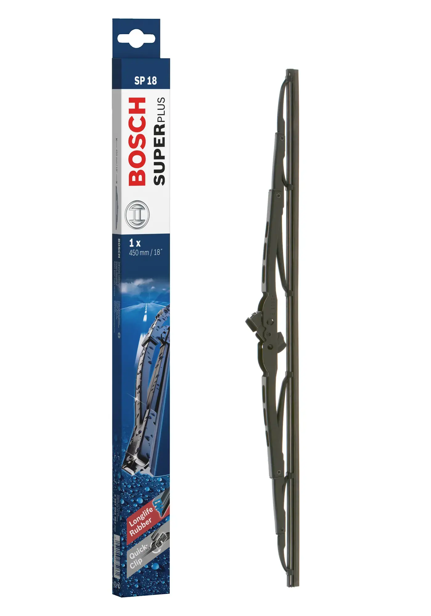 Bosch Super Plus Single Universal Wiper Blade SP18