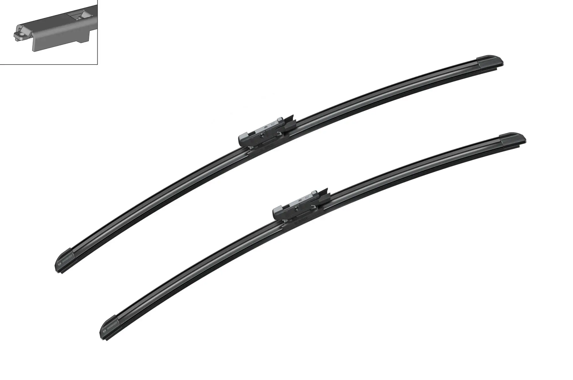 Bosch Aerotwin Flat Wiper Blade Set A208S