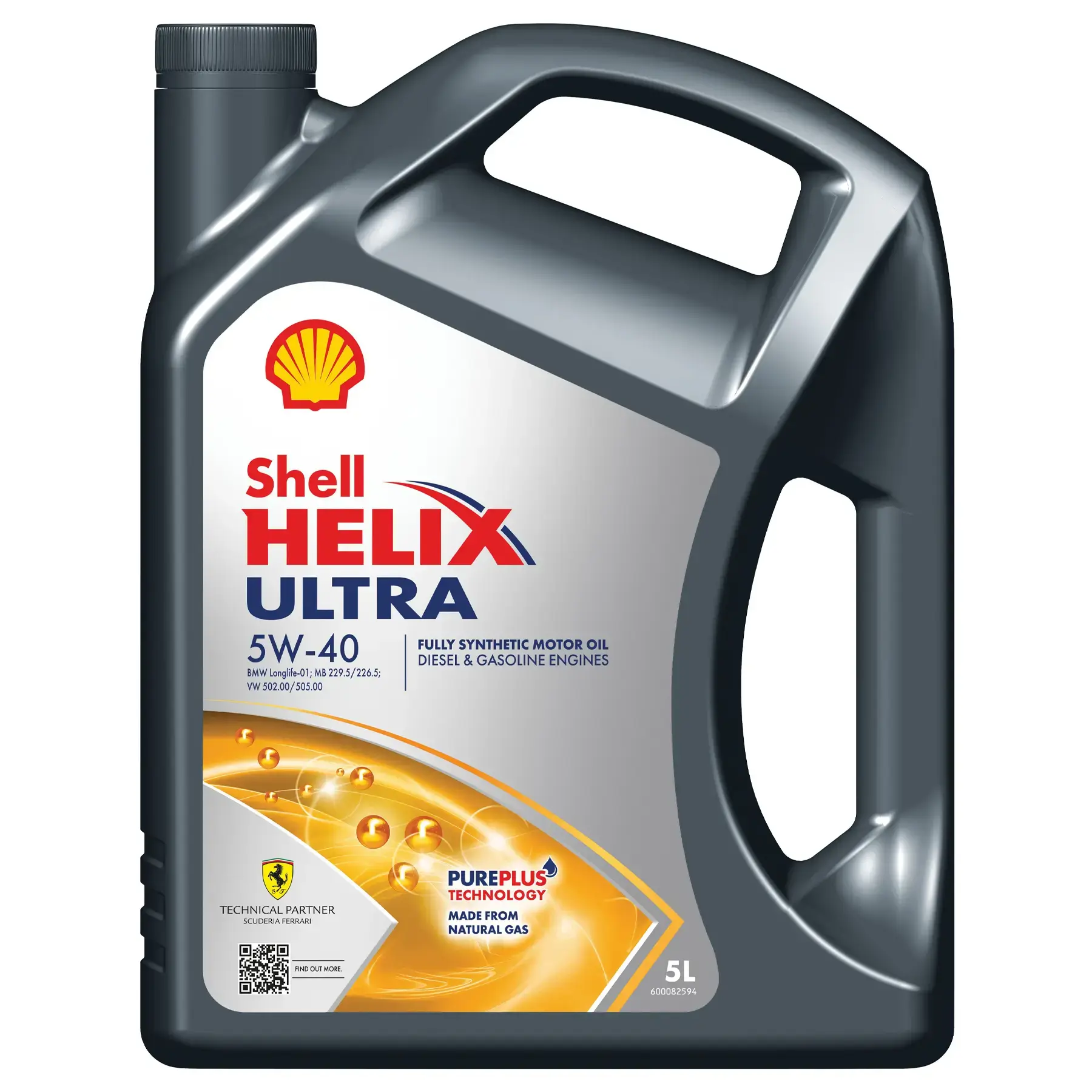 Shell Helix Ultra Engine Oil - 5W-40 - 5Ltr