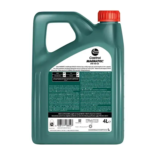 Castrol Magnatec (C3) Engine Oil - 5W-40 - 4ltr