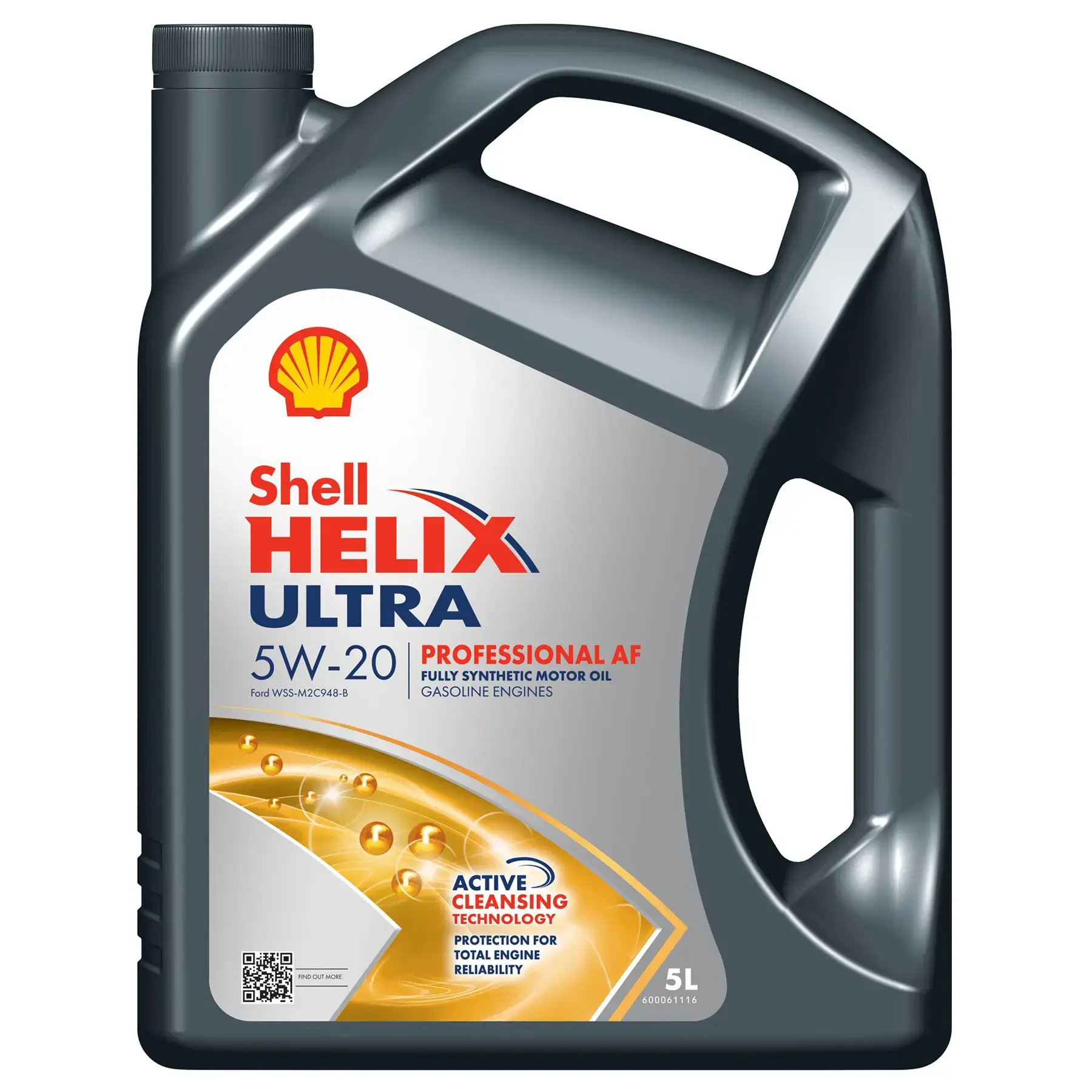 Shell Helix Ultra Professional AF Engine Oil - 5W-20 - 5Ltr