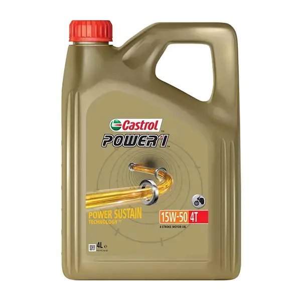 Castrol Power1 15W-50 4T Motorcycle 4 Stroke - 4Ltr