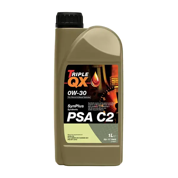 Triple QX SYNPLUS PSA C2 0W-30 1 Ltr
