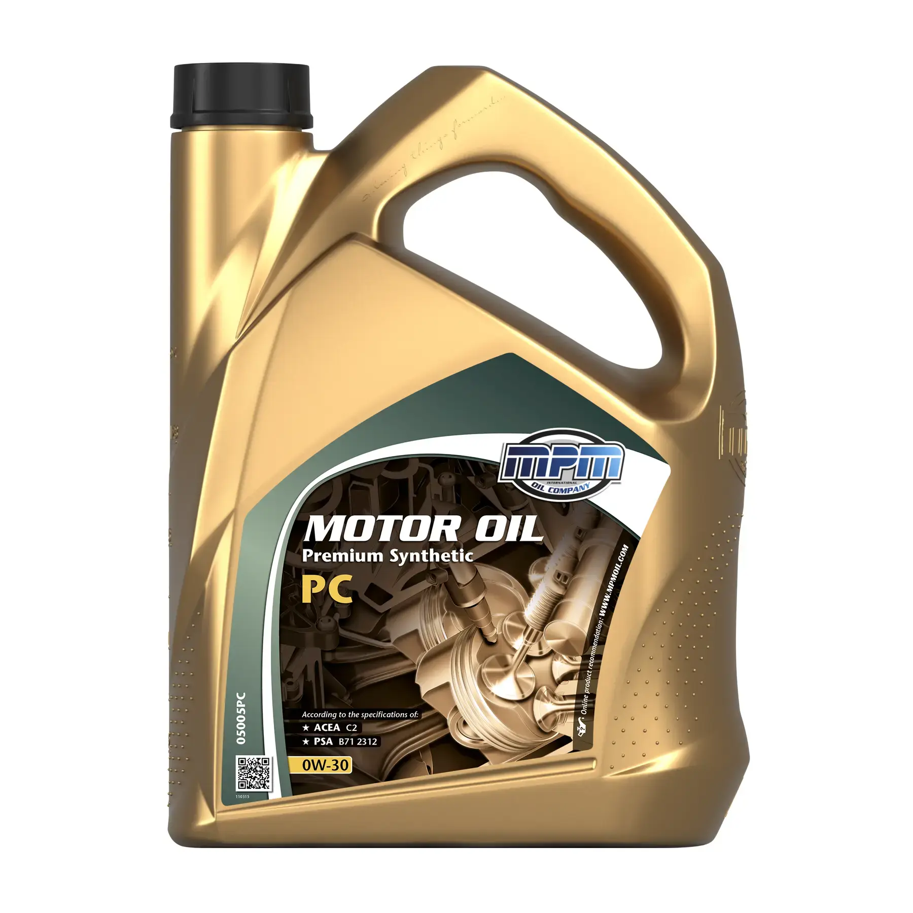 MPM Oil 0W-30 Premium Synthetic PC 5L