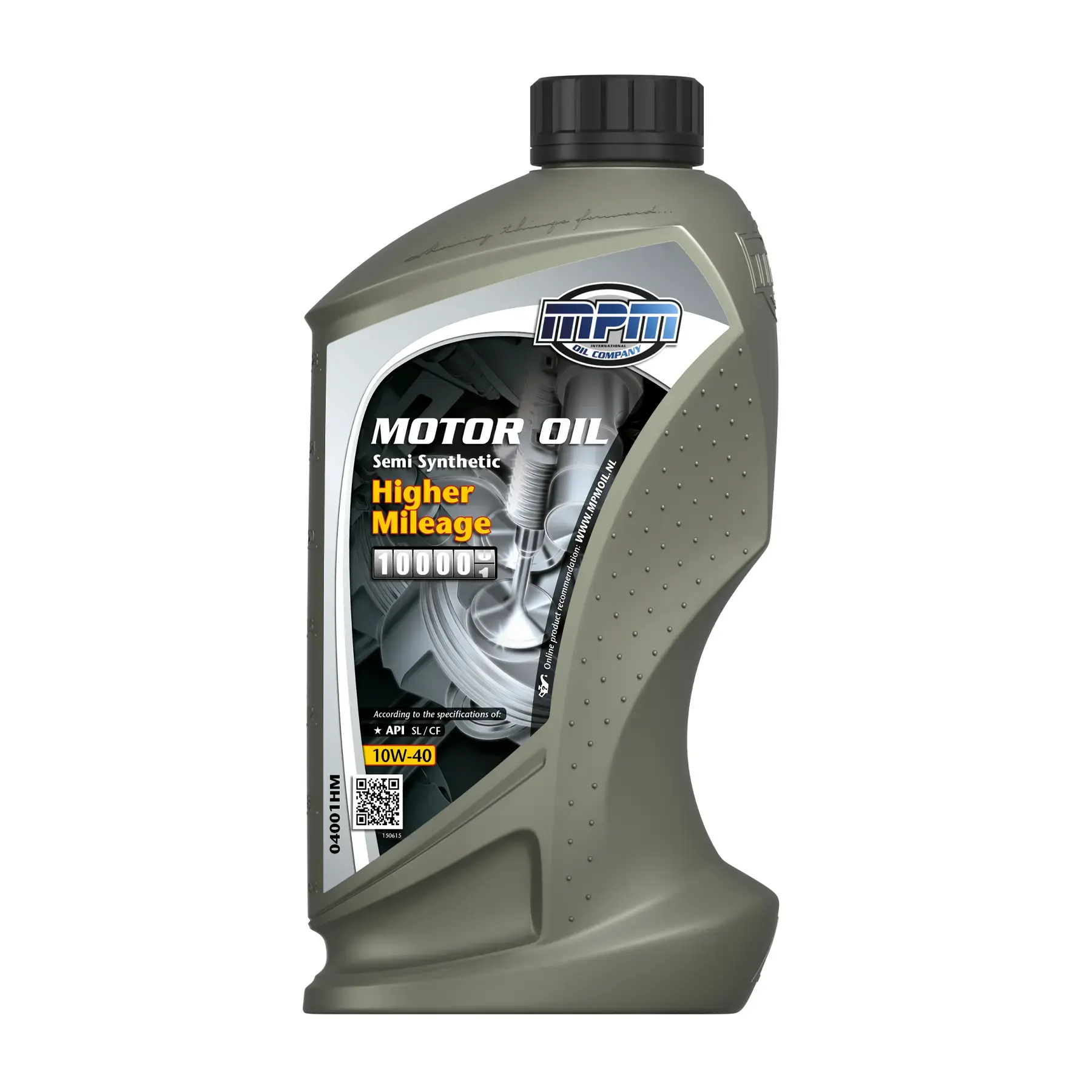 MPM Oil 10W-40 Semi Synthetic Higher Mileage 1L