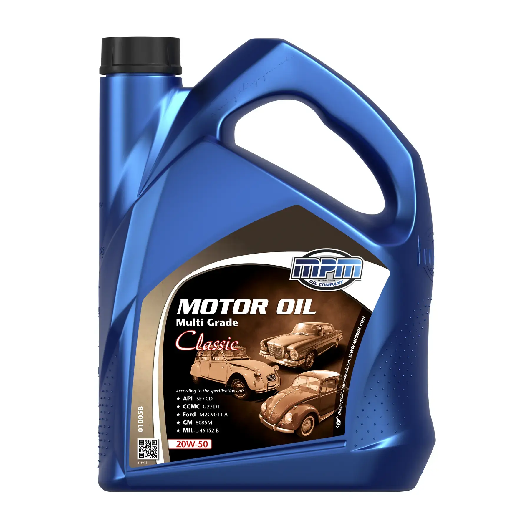 MPM MOTOR OIL 20W-50 MULTI GRADE CLASSIC 5L