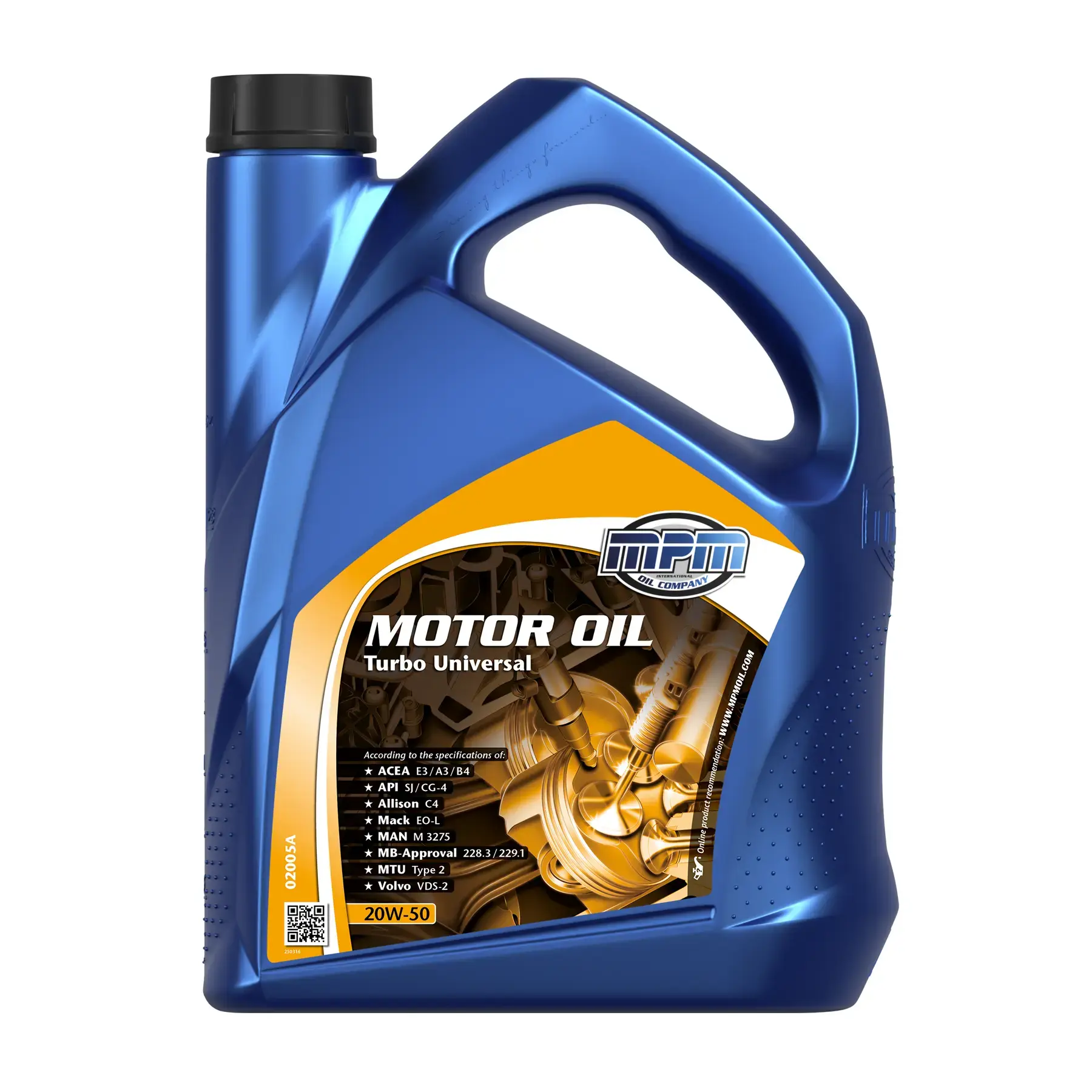 MPM Oil 20W-50 Turbo Universal 5L