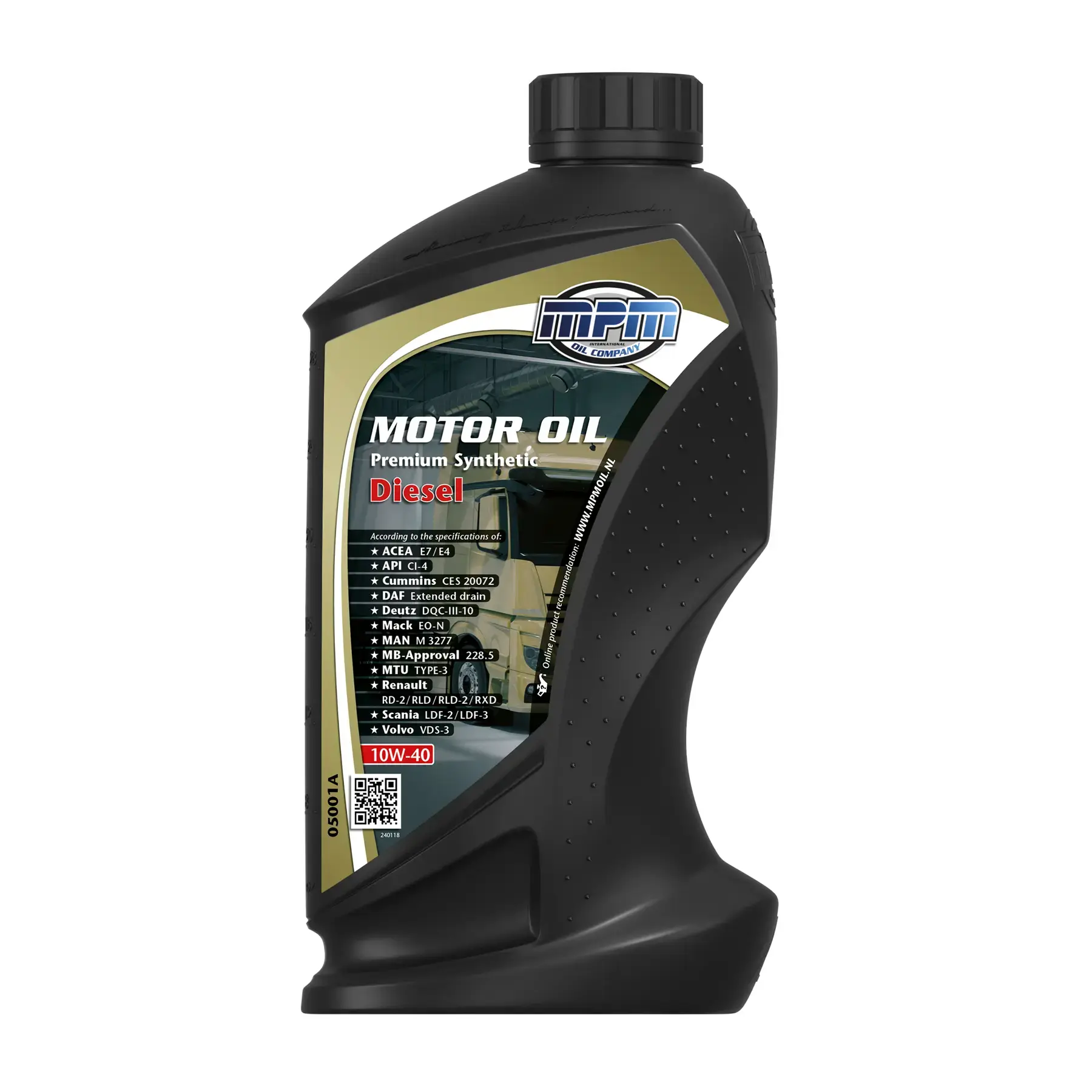 MPM Oil 10W-40 Premium Synthetic Diesel 1L