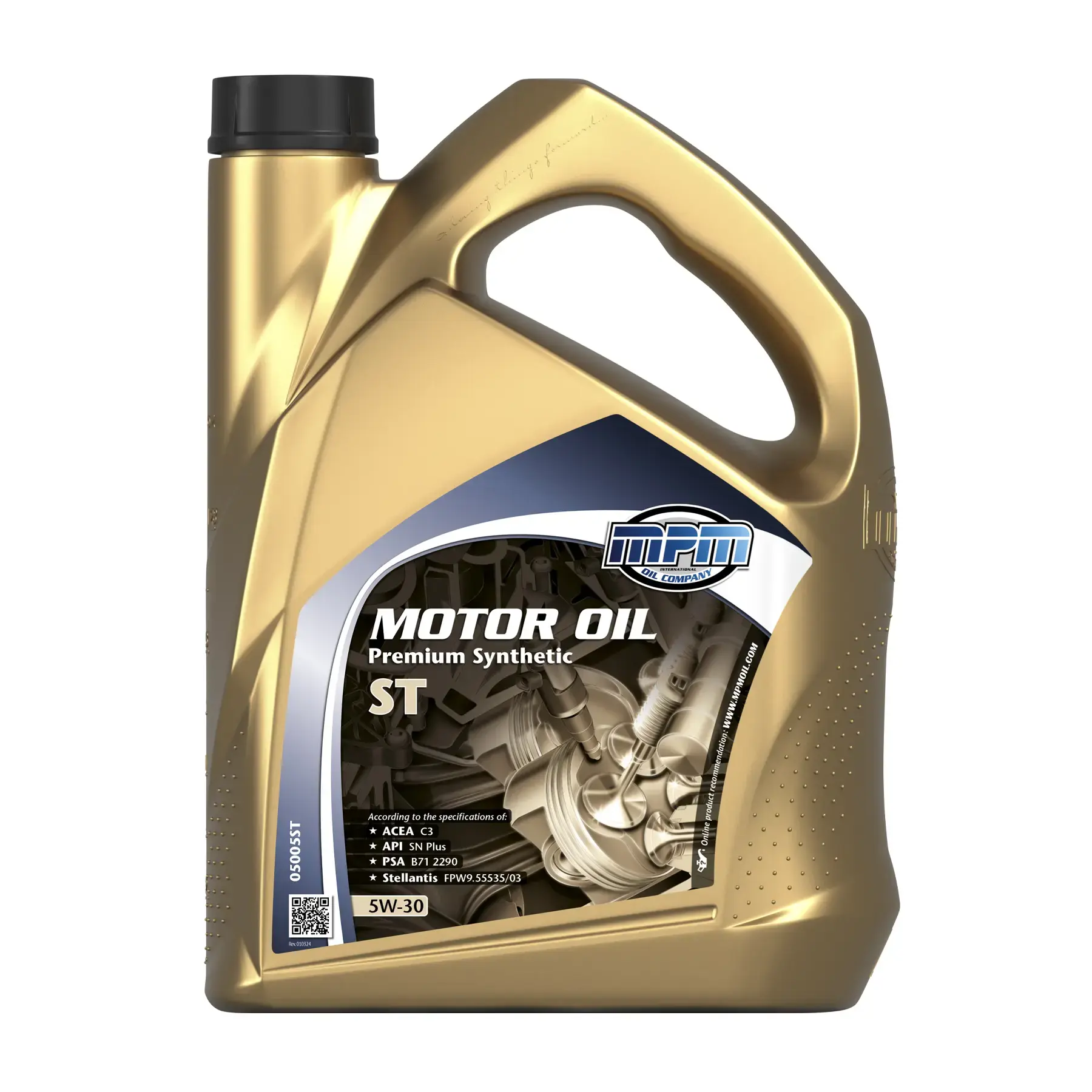 MPM Oil 5W-30 Premium Synthetic ST 5L