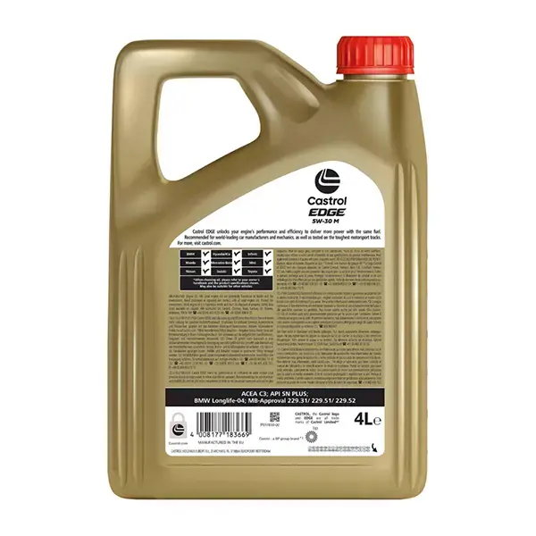 Castrol Edge M Engine Oil - 5W-30 - 4Ltr