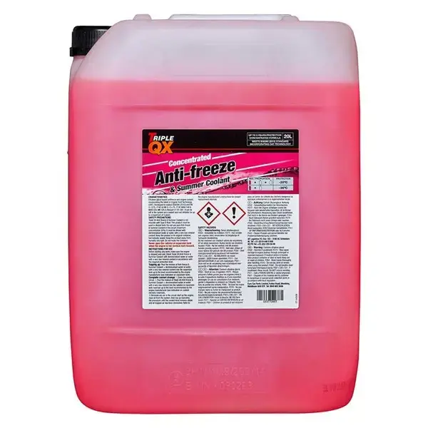 Triple QX Red Concentrate Antifreeze/Coolant 20Ltr