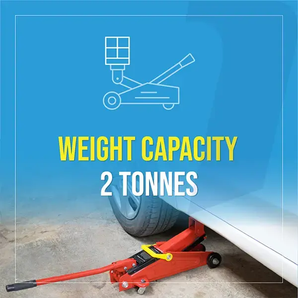 Top Tech 2 Tonne Low Profile Trolley Jack