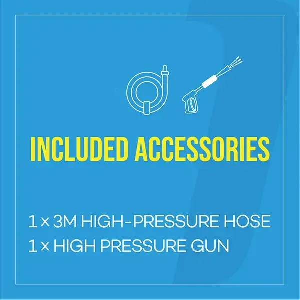 Top Tech 1800W Pressure Washer 135 Bar