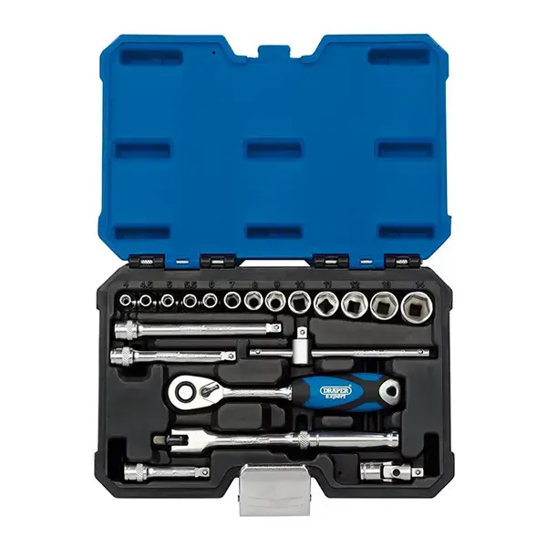 Draper Expert Metric Socket Set, 1/4" Sq. Dr. (20 Piece)