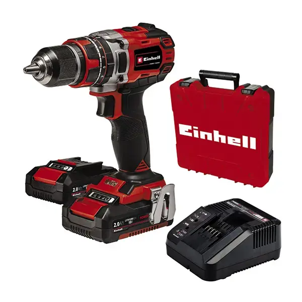 Einhell TP-CD 18/50 Li-i BL Brushless Cordless Impact Drill with 2 x 2.0Ah Batteries
