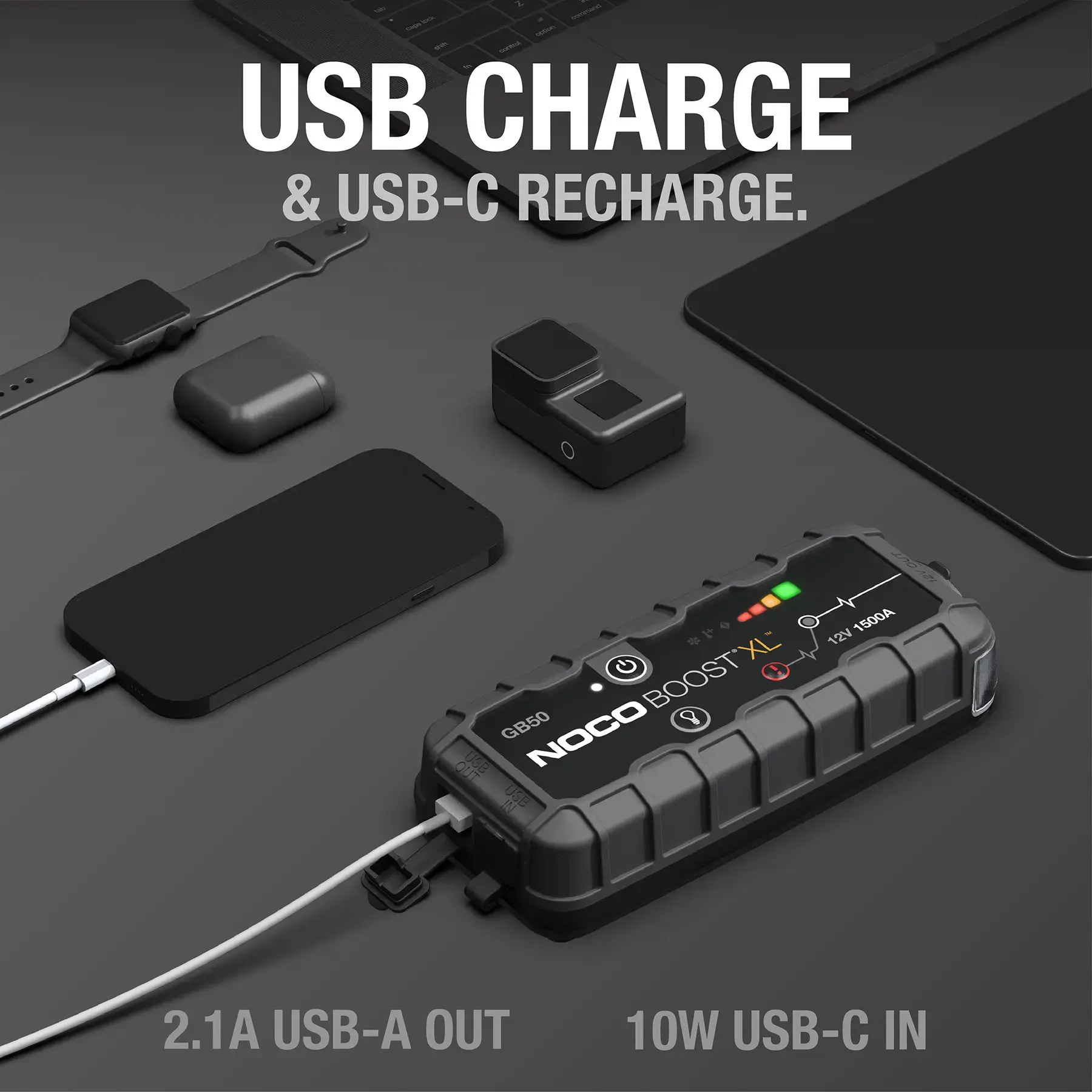 Noco GB50 Boost XL 1500A UltraSafe Lithium Jump Starter