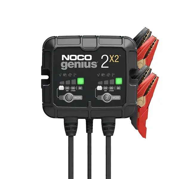 Noco 4A 2-Bank Battery Charger GENIUS2X2