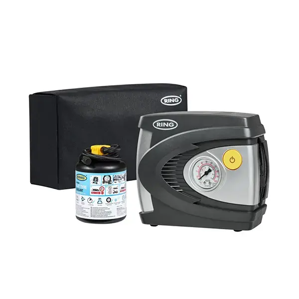Ring Auto RTK6 Car Puncture Repair Kit Includes Sealant and RAC610 Inflator